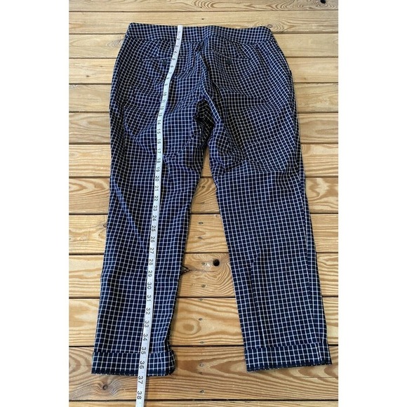 Loft Julie Check Dress Pants Size 10 Women’s Black - Picture 5 of 8
